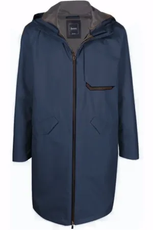 HERNO Hombre, Abrigos, Azul, Talla: 2XL