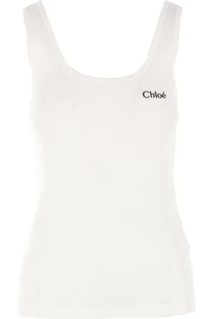 Chloé Mujer, Camisetas, Blanco, Talla: L