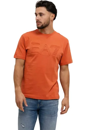 Emporio Armani Hombre, Camisetas, Naranja, Talla: L