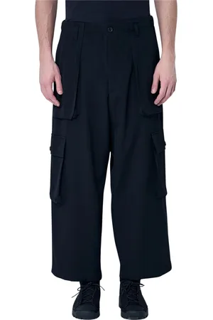 YOHJI YAMAMOTO Hombre, Pantalones, Negro, Talla: L