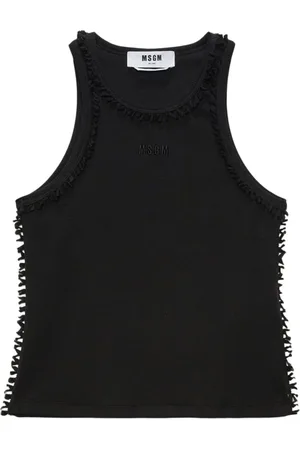 Msgm Mujer, Camisetas, Negro, Talla: M