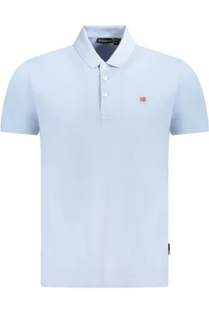 Napapijri Hombre, Camisetas, Azul, Talla: L