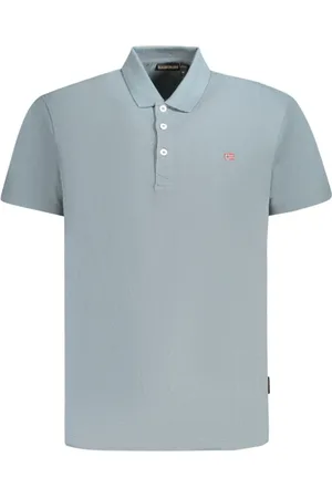 Napapijri Hombre, Camisetas, Gris, Talla: S
