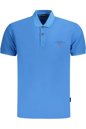 Napapijri Hombre, Camisetas, Azul, Talla: S