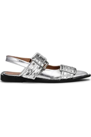 Ganni Mujer, Zapatos, Gris, Talla: 37 EU