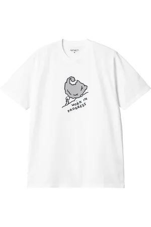 Carhartt Hombre, Camisetas, Blanco, Talla: M
