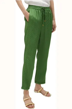 Lola Casademunt Mujer, Pantalones, Verde, Talla: L