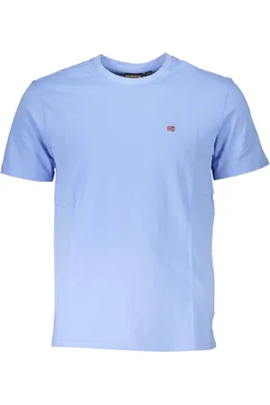 Napapijri Hombre, Camisetas, Azul, Talla: L