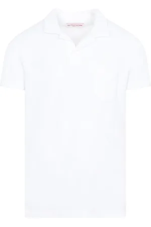 Orlebar Brown Hombre, Camisetas, Blanco, Talla: L