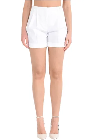 Max Mara Mujer, Pantalones cortos, Blanco, Talla: M