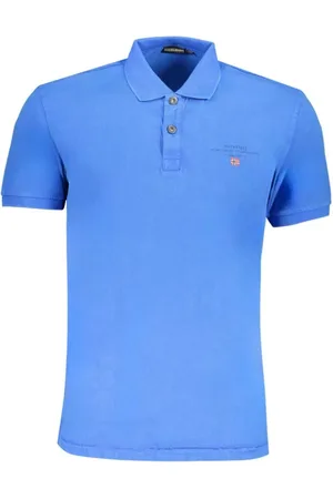 Napapijri Hombre, Camisetas, Azul, Talla: M