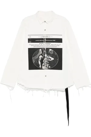 Rick Owens Hombre, Chaquetas, Blanco, Talla: M