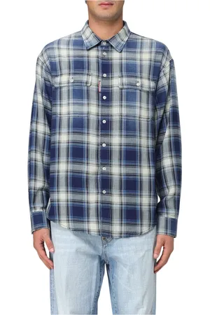 Dsquared2 Hombre, Camisas, Azul, Talla: M