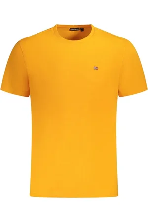 Napapijri Hombre, Camisetas, Naranja, Talla: M