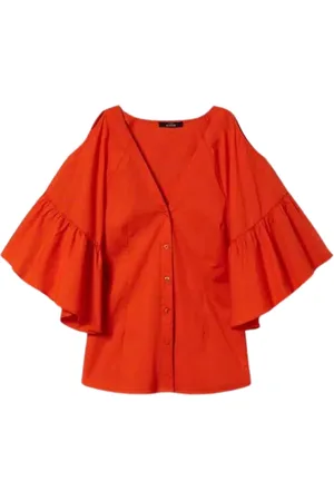 Twin-Set Mujer, Blusas y Camisas, Naranja, Talla: S