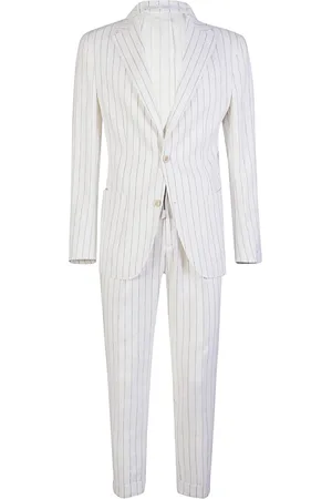 ELEVENTY Hombre, Trajes, Blanco, Talla: L