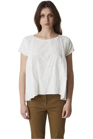 Manila Grace Mujer, Camisetas, Blanco, Talla: S