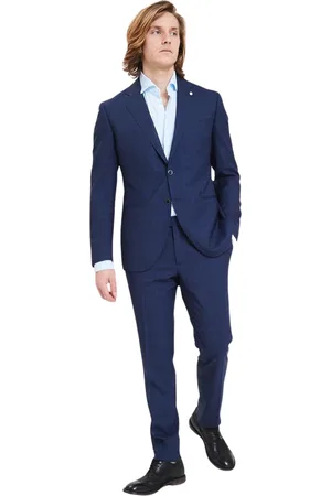 LUIGI BIANCHI MANTOVA Hombre, Trajes, Azul, Talla: L