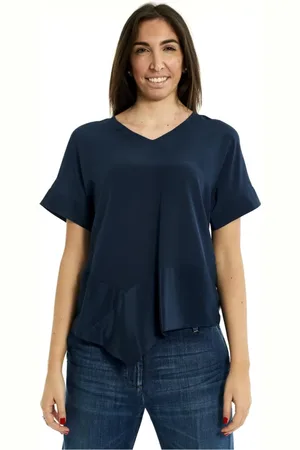 caliban Mujer, Blusas y Camisas, Azul, Talla: L