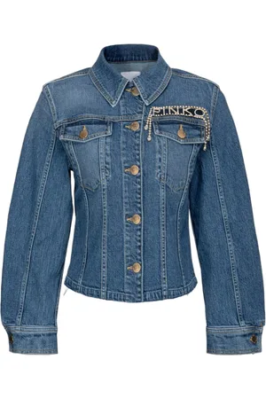 Pinko Mujer, Chaquetas, Azul, Talla: L