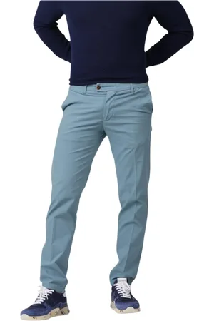 RE-HASH Hombre, Pantalones, Azul, Talla: W38