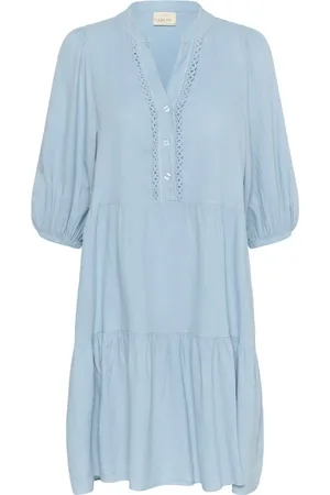 Cream Mujer, Vestidos, Azul, Talla: S