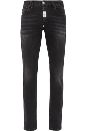 Philipp Plein Hombre, Vaqueros, Negro, Talla: W30