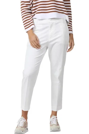 Dondup Mujer, Pantalones, Blanco, Talla: W27