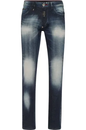 Philipp Plein Hombre, Vaqueros, Azul, Talla: W31