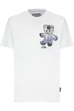 Philipp Plein Hombre, Camisetas, Blanco, Talla: XL