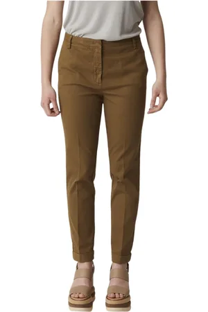 Manila Grace Mujer, Pantalones, Verde, Talla: S
