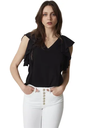 Dondup Mujer, Blusas y Camisas, Negro, Talla: M