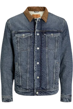 JACK & JONES Hombre, Chaquetas, Azul, Talla: L
