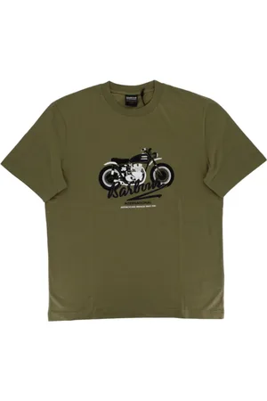 Barbour Hombre, Camisetas, Verde, Talla: XL