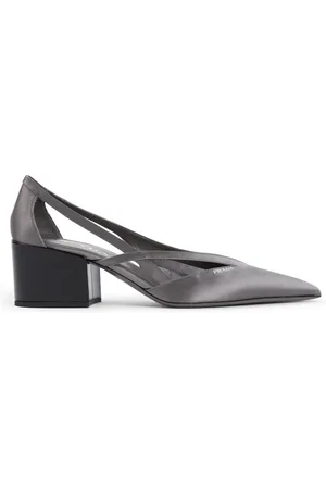 Prada Mujer, Zapatos, Gris, Talla: 40 EU