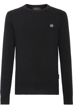 Philipp Plein Hombre, Jerseys, Negro, Talla: M