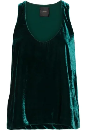 Pinko Mujer, Camisetas, Verde, Talla: S