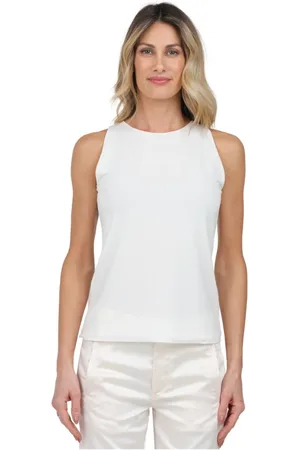 Max Mara Mujer, Camisetas, Blanco, Talla: L