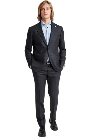 LUIGI BIANCHI MANTOVA Hombre, Trajes, Azul, Talla: L