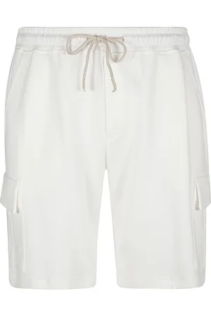 ELEVENTY Hombre, Pantalones cortos, Blanco, Talla: L