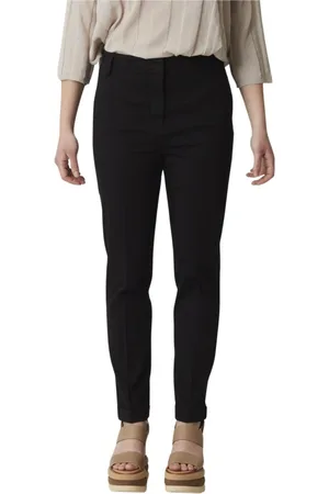 Manila Grace Mujer, Pantalones, Negro, Talla: S