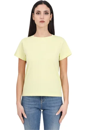 Pinko Mujer, Camisetas, Amarillo, Talla: M