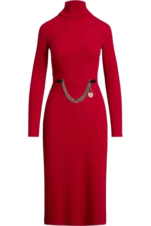 Ralph Lauren Mujer, Vestidos, Rojo, Talla: 2XS