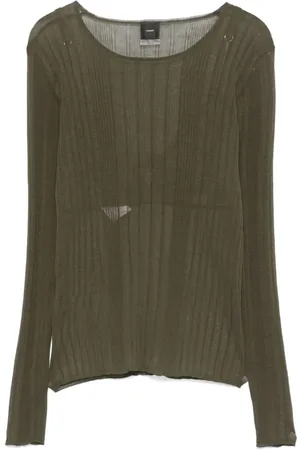 Pinko Mujer, Camisetas, Verde, Talla: L