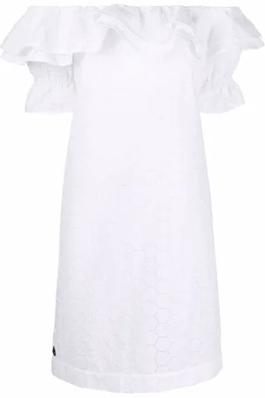 Philipp Plein Mujer, Vestidos, Blanco, Talla: S