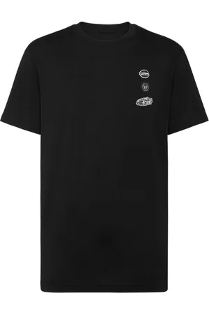 Philipp Plein Hombre, Camisetas, Negro, Talla: L