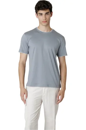 ELEVENTY Hombre, Camisetas, Azul, Talla: S