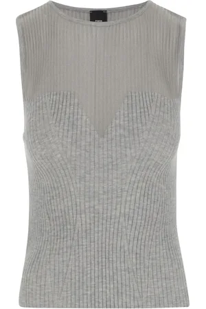 Pinko Mujer, Camisetas, Gris, Talla: XS