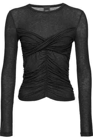 Pinko Mujer, Camisetas, Negro, Talla: L