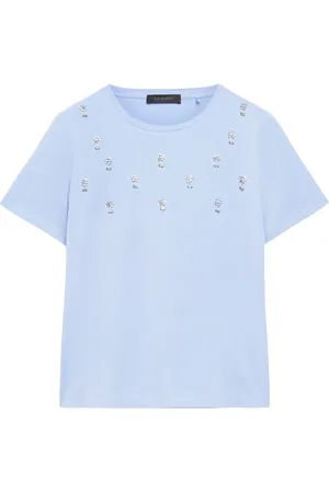 Elena Miro Mujer, Camisetas, Azul, Talla: L
